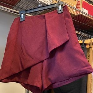 maroon maskari skort